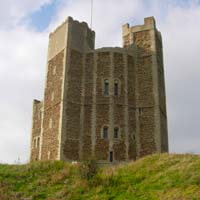 Orford Castle on Suffolk coast